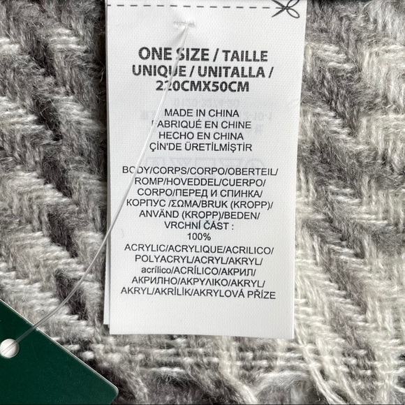 Ralph Lauren Plaid Brushed Mohair Wrap - Picture 5 of 7